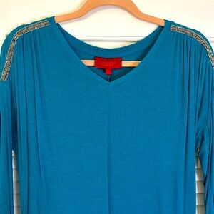 Jennifer Lopez Sparkling Shoulder Top